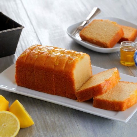 Gluten Free Lemon Drizzle Loaf Cake